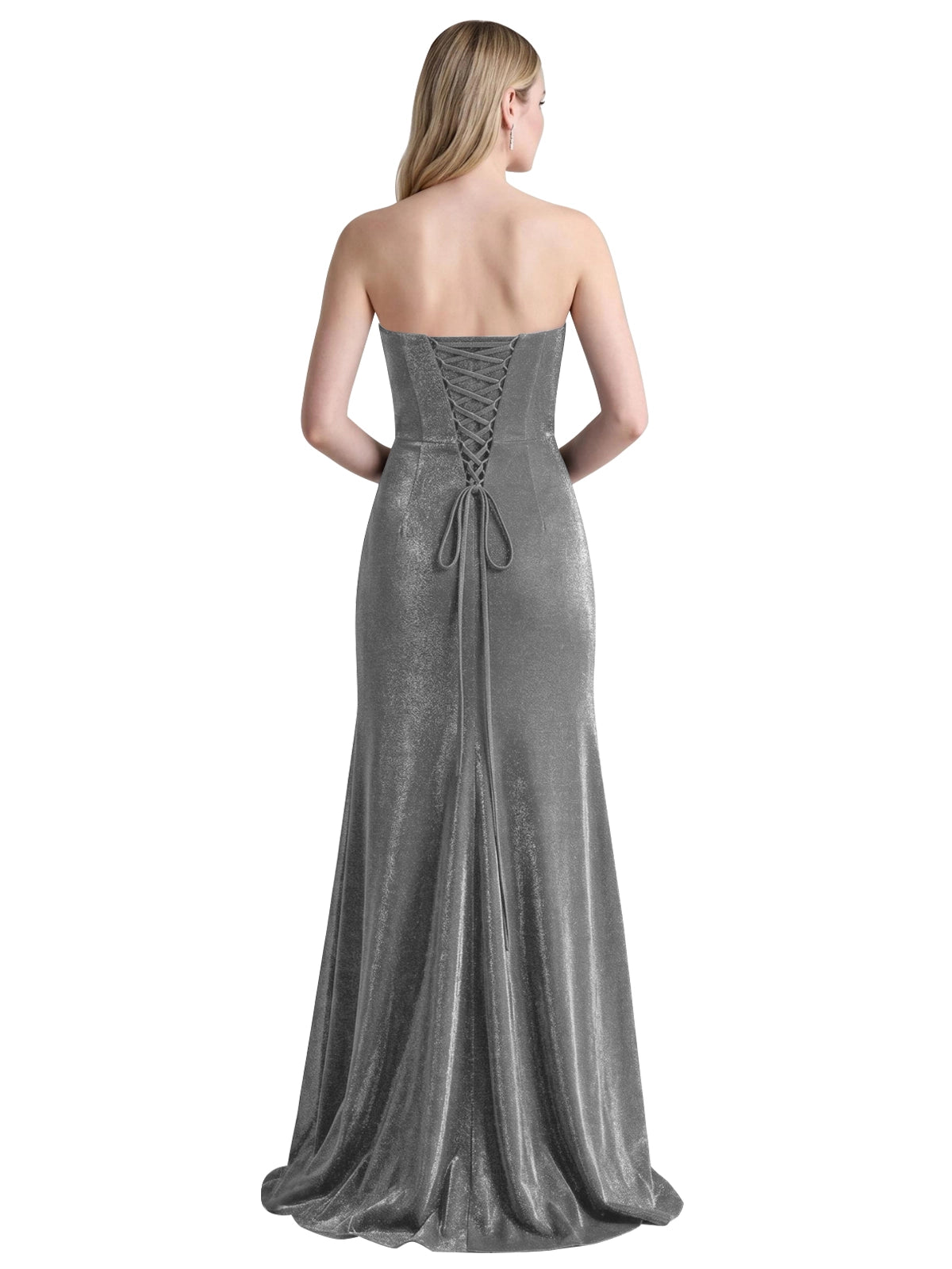 Velvet Prom Dress with Beaded Applique 