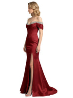 Corset Beaded Trumpet Prom Dress 