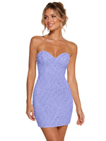 Sparkling Sheath Beading Mini Dress 