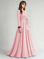 Stretch Satin Mother of the Bride Dress with Crystal