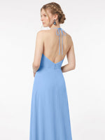 Chiffon Bridesmaid Dress with Halter 