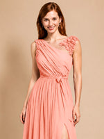 Chiffon Prom Dress with Appliques