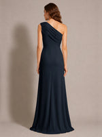 One-Shoulder Prom Dress with Slit