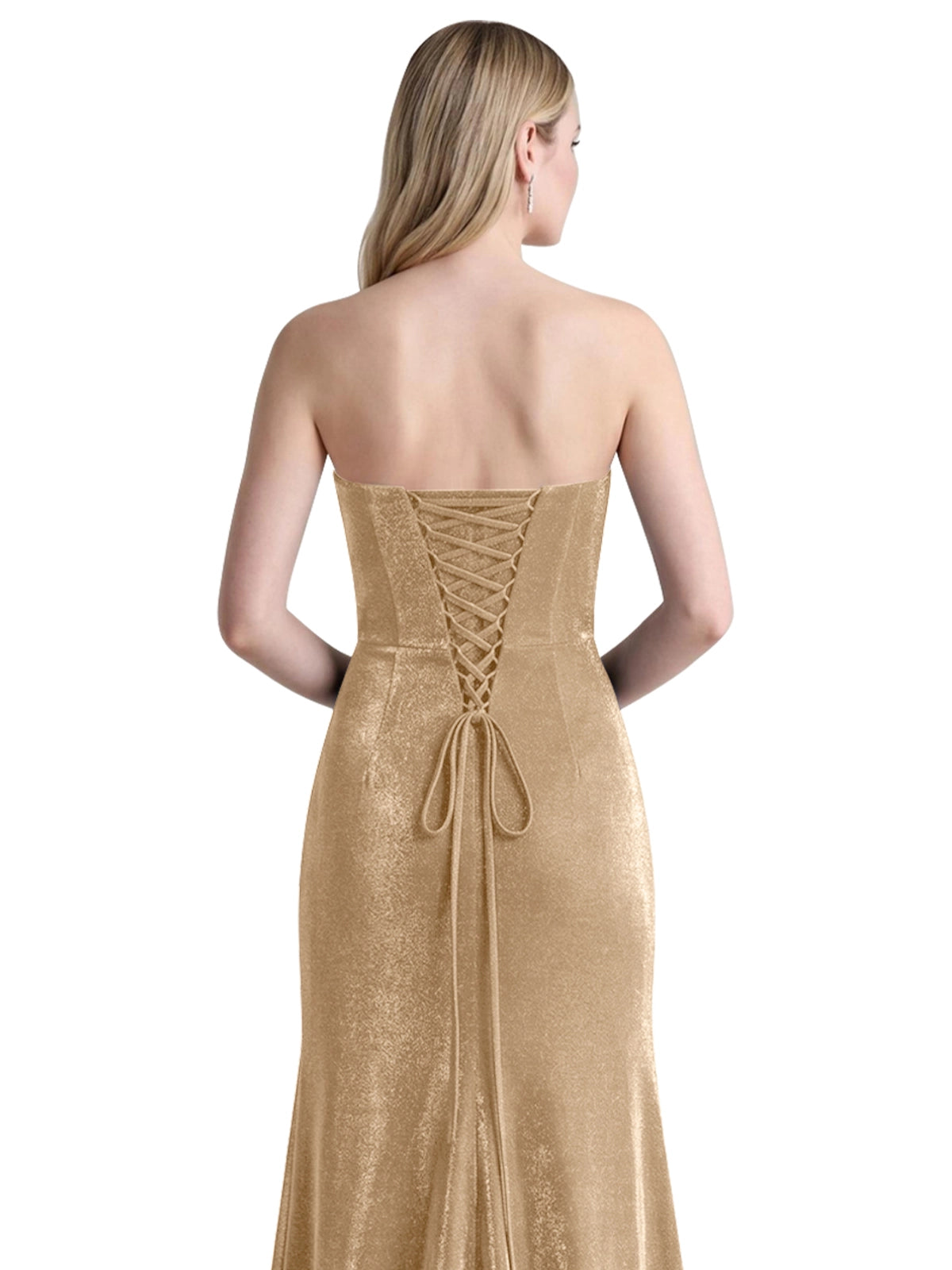 Velvet Prom Dress with Beaded Applique 