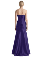 Strapless Ruched Bodice Prom Dress 