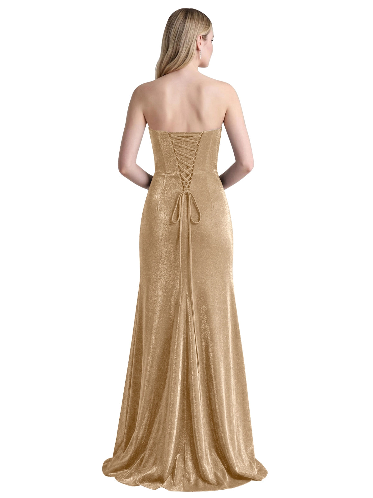 Velvet Prom Dress with Beaded Applique 