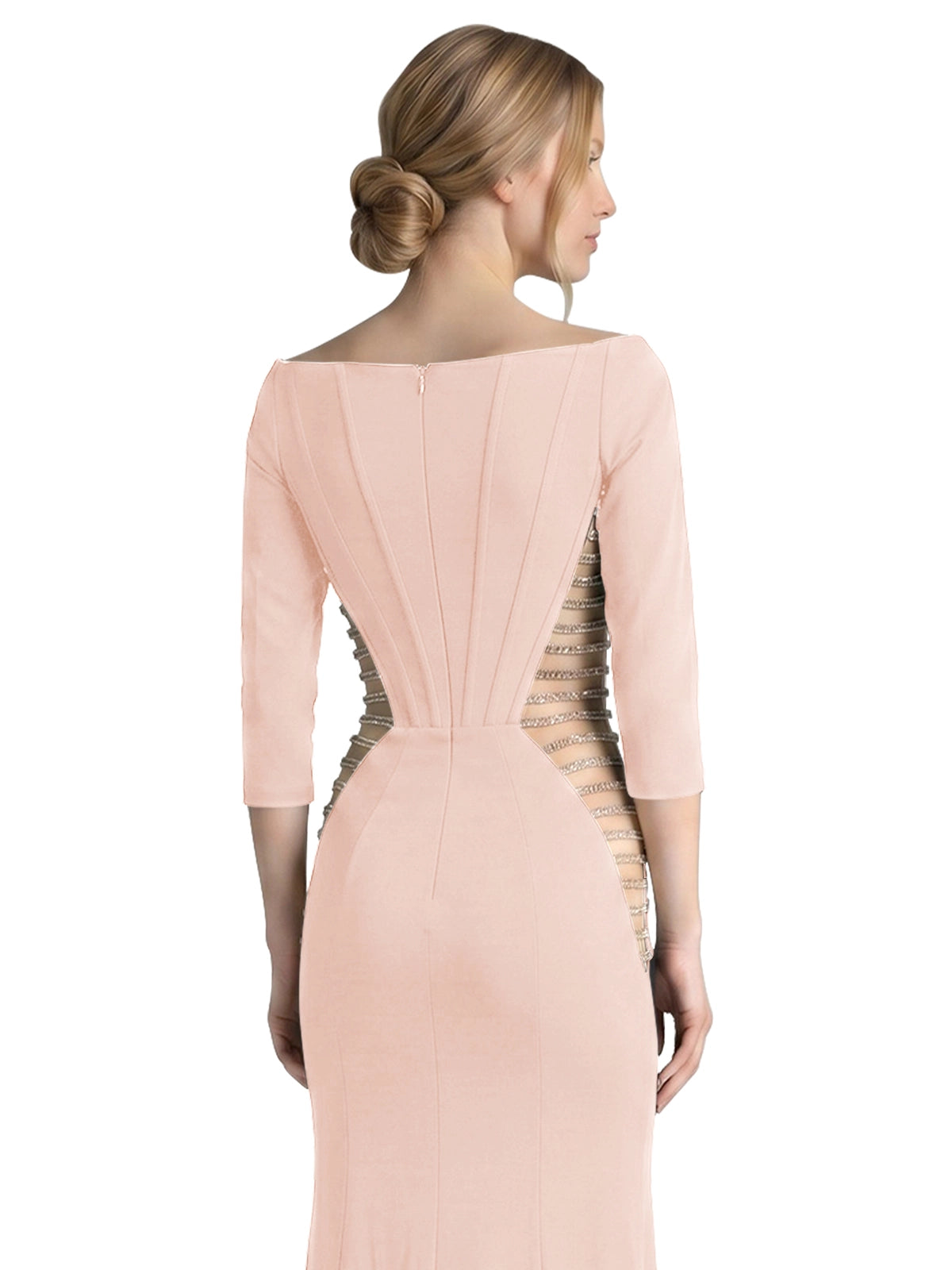 Side Cutout Slit Prom Dress 