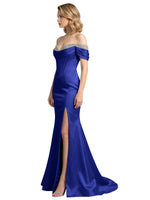 Corset Beaded Trumpet Prom Dress 