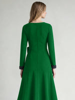 Stretch Satin Mother of the Bride Dress with Crystal