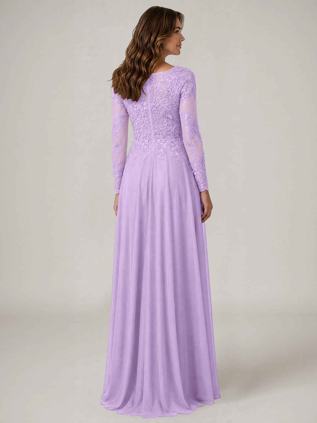 A-line Mother of the Bride Dress with Appliques