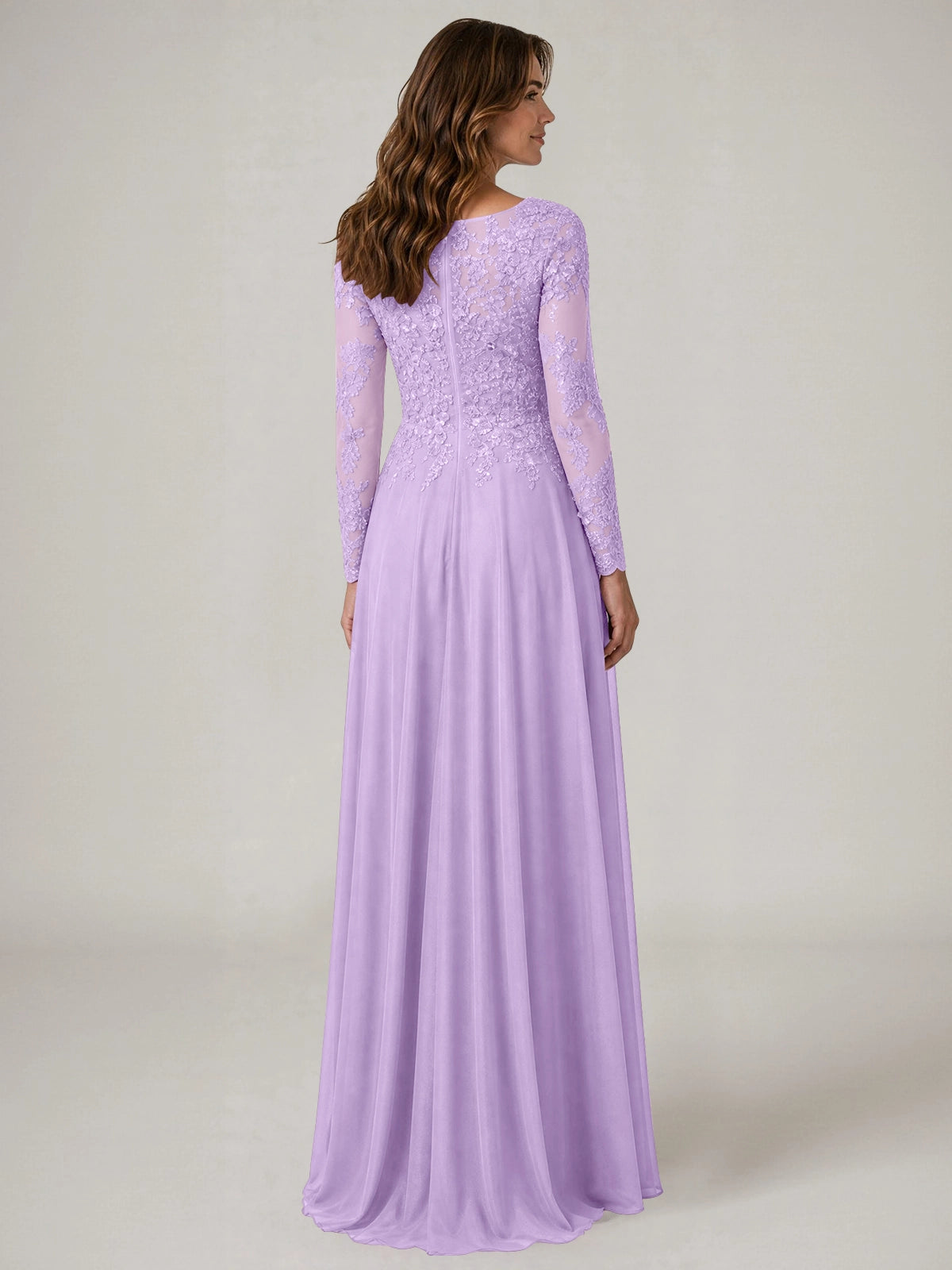 A-line Mother of the Bride Dress with Appliques