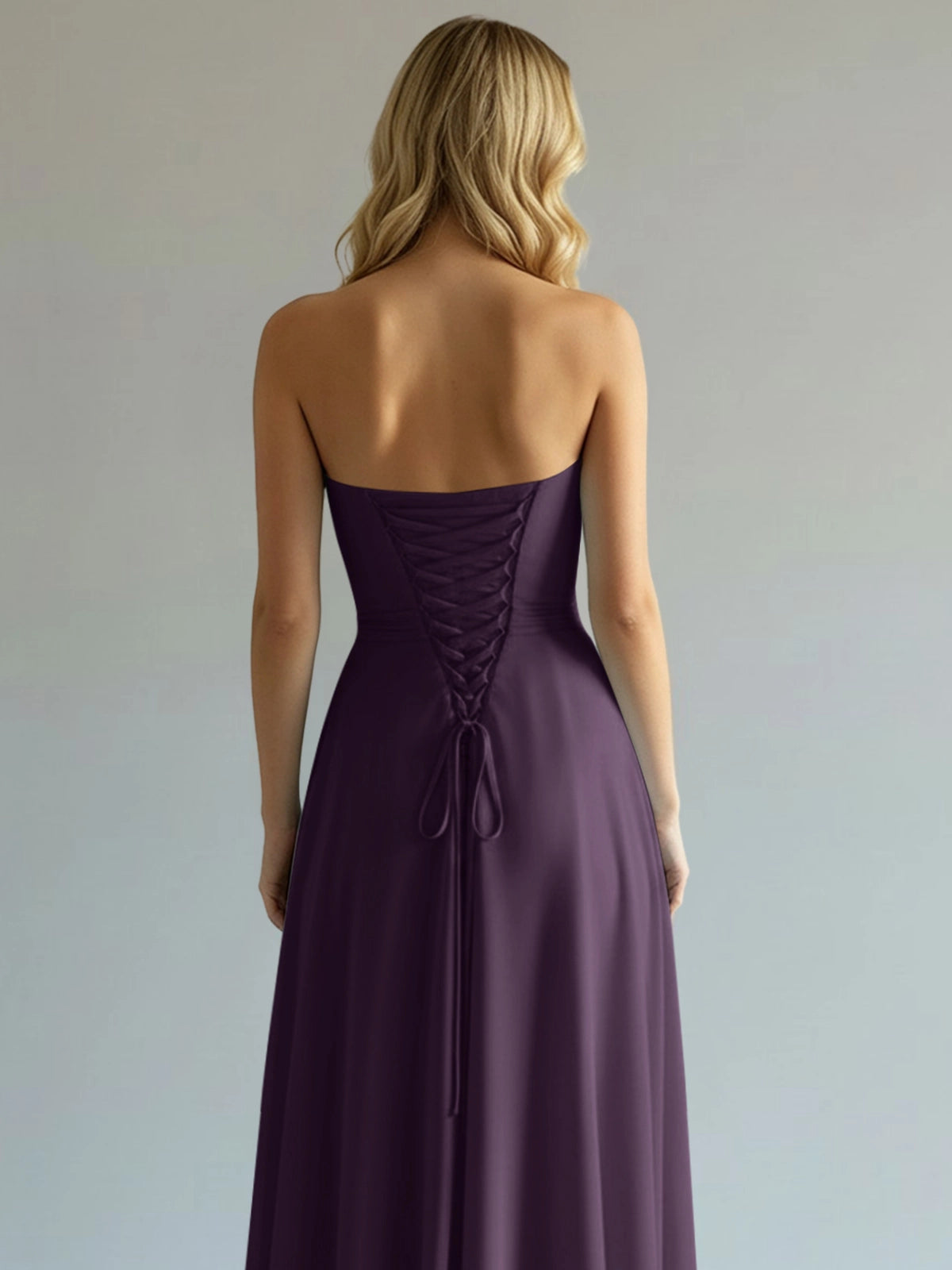 Sweetheart Bridesmaid Dress with Slit 