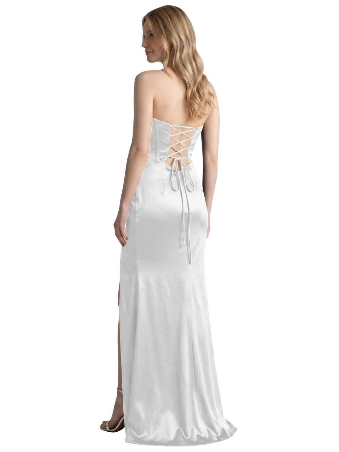 High Slit Sweetheart Prom Dress 