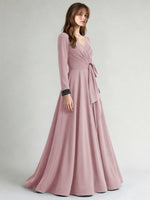 Stretch Satin Mother of the Bride Dress with Crystal