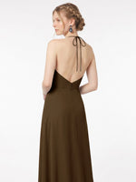Chiffon Bridesmaid Dress with Halter 