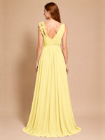 Chiffon Prom Dress with Appliques