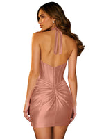 Cut Out Corset Bodycon Dress 