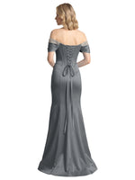 Corset Beaded Trumpet Prom Dress 