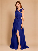 Chiffon Prom Dress with Appliques