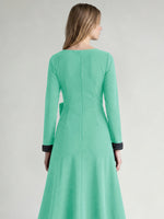 Stretch Satin Mother of the Bride Dress with Crystal