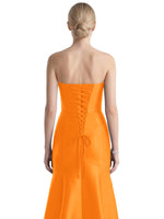 Strapless Ruched Bodice Prom Dress 