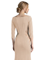 Side Cutout Slit Prom Dress 
