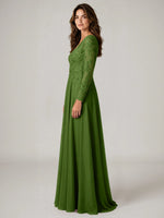A-line Mother of the Bride Dress with Appliques