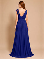 Chiffon Prom Dress with Appliques