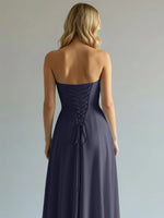 Sweetheart Bridesmaid Dress with Slit 