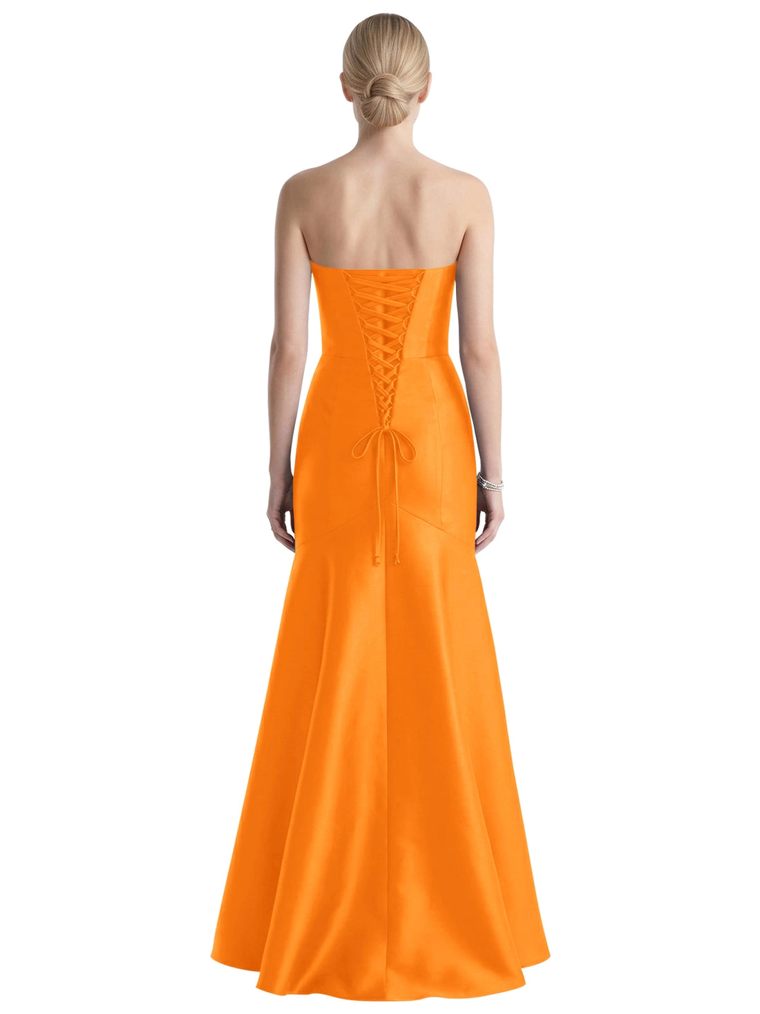 Strapless Ruched Bodice Prom Dress 