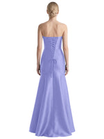 Strapless Ruched Bodice Prom Dress 