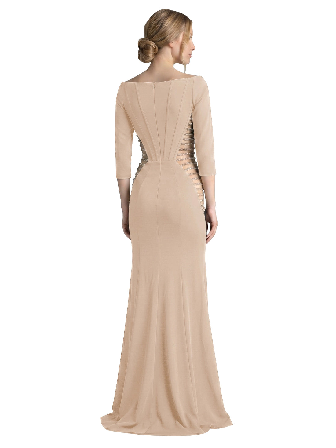 Side Cutout Slit Prom Dress 