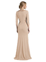 Side Cutout Slit Prom Dress 