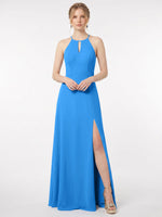 Chiffon Bridesmaid Dress with Halter 