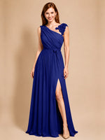 Chiffon Prom Dress with Appliques