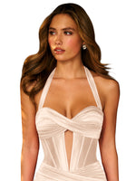 Cut Out Corset Bodycon Dress 