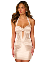 Cut Out Corset Bodycon Dress 