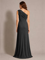 One-Shoulder Prom Dress with Slit