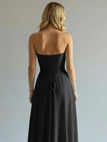Sweetheart Bridesmaid Dress with Slit 
