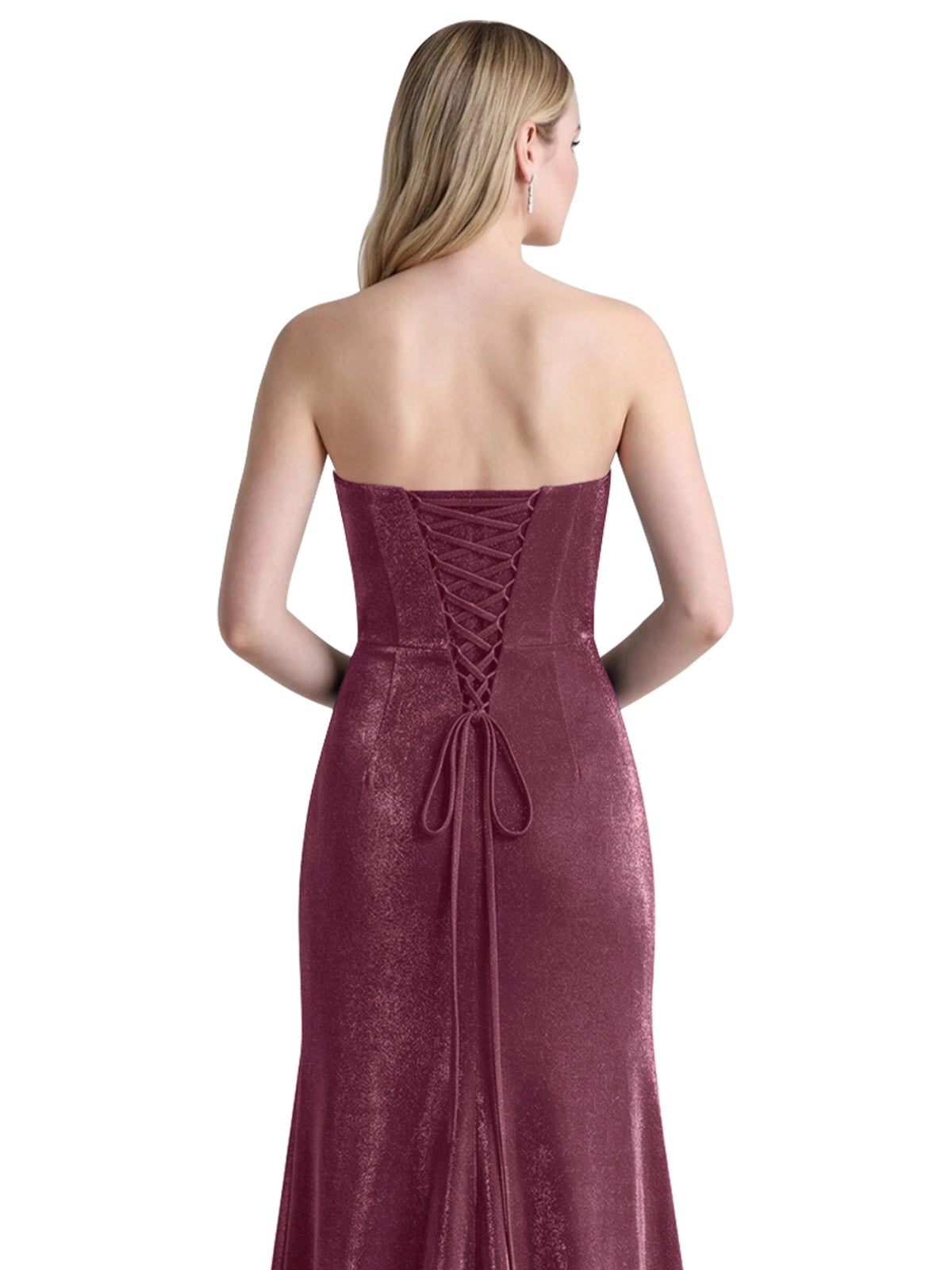 Velvet Prom Dress with Beaded Applique 