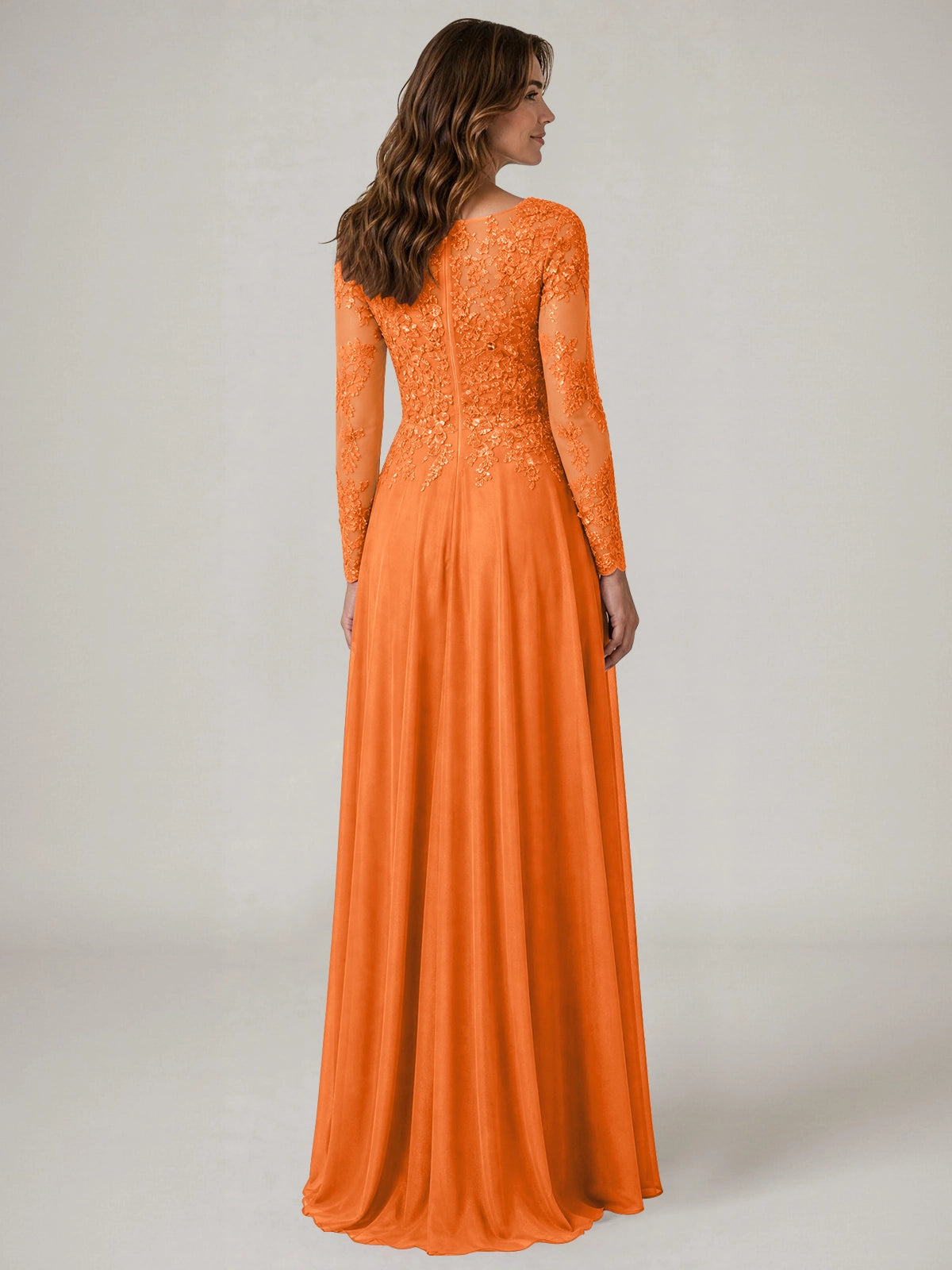 A-line Mother of the Bride Dress with Appliques