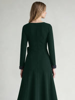 Stretch Satin Mother of the Bride Dress with Crystal