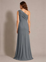 One-Shoulder Prom Dress with Slit