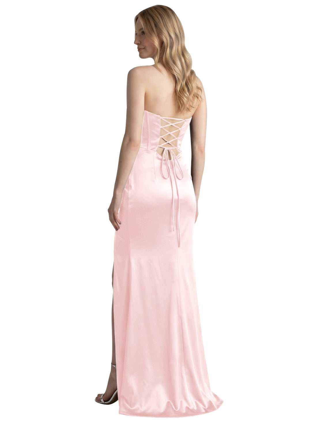 High Slit Sweetheart Prom Dress 