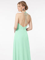 Chiffon Bridesmaid Dress with Halter 