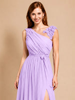 Chiffon Prom Dress with Appliques