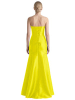 Strapless Ruched Bodice Prom Dress 