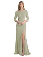 Side Cutout Slit Prom Dress 