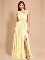 Chiffon Prom Dress with Appliques