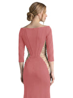 Side Cutout Slit Prom Dress 